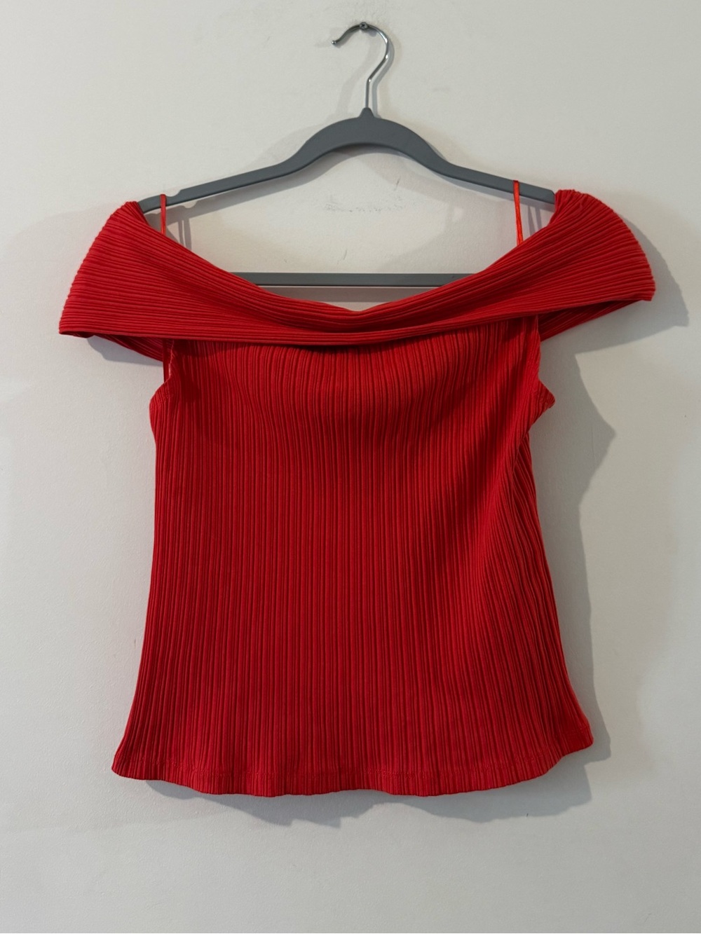 madewell off shoulder top